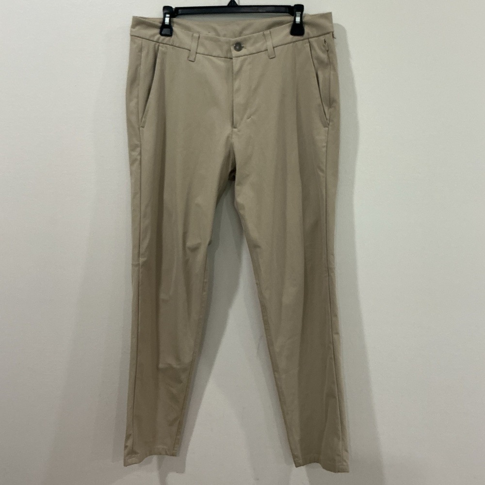 Lululemon Mens Commission Pant Size 33 X 31 Khaki Workout Casual